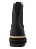 TOMS Leren chelseaboots "Bennet" zwart