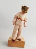 Wheat Leren ballerina's "Rosen" rood