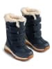 Wheat Leder-Winterstiefel "Airy" in Dunkelblau