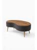 Scandinavia Concept Salontafel "Vera" antraciet/lichtbruin - (B)98 x (H)45 x (D)50 cm