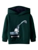 name it Hoodie "Traktor" groen