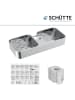 Schütte Duschablage in Chrom - (B)25,5 x (H)4 x (T)11 cm