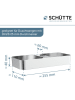 Schütte Duschablage in Chrom - (B)25,5 x (H)4 x (T)11 cm