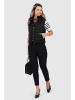 alife and kickin Doorgestikte bodywarmer zwart