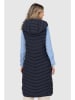 alife and kickin Doorgestikte bodywarmer donkerblauw