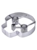 Zenker Ausstecher ''Totenkopf'' in Silber - (L)13,8 x (B)13 cm