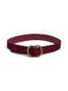 Pieces Leren riem "Nikka" bordeaux
