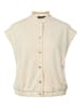 Pieces Sweatweste "Talia" in Creme