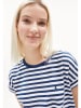 armedangels Shirt ''Idaara'' wit/blauw