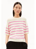 armedangels Trui ''Striped'' crème/roze