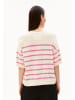 armedangels Trui ''Striped'' crème/roze