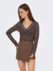 ONLY Bluse in Braun