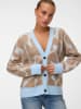 Vero Moda Kardigan w kolorze beżowo-błękitnym