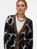 Vero Moda Kardigan w kolorze brązowo-kremowo-czarnym