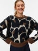 Vero Moda Sweter w kolorze brązowo-kremowo-czarnym