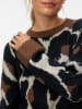 Vero Moda Sweter w kolorze brązowo-kremowo-czarnym