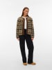 Vero Moda Teddyjacke in Beige/ Braun