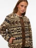 Vero Moda Kurtka pluszowa w kolorze beżowo-brązowym