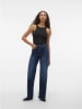 Vero Moda Dżinsy - Wide Leg fit - w kolorze granatowym