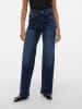 Vero Moda Dżinsy - Wide Leg fit - w kolorze granatowym