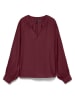 Vero Moda Bluse in Bordeaux