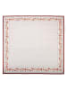 Clayre & Eef Tafellaken crème/rood - (L)100 x (B)100 cm