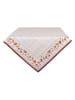 Clayre & Eef Tafellaken crème/rood - (L)100 x (B)100 cm