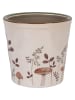 Clayre & Eef Bloempot beige - (H)16 x Ø 17 cm