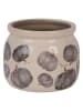 Clayre & Eef Blumentopf in Beige - (H)10 x Ø 12 cm