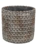 Clayre & Eef Blumentopf in Braun - (H)12 x Ø 11 cm