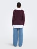 ONLY Sweter w kolorze bordowym