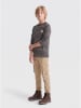 ONLY & SONS Junior Longsleeve "Dawson" in Dunkelblau/ Hellbraun