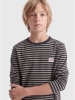 ONLY & SONS Junior Longsleeve "Dawson" in Dunkelblau/ Hellbraun