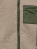 ONLY & SONS Junior Fleecejacke "Dallas" in Beige/ Grün