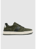PME Legend Skórzane sneakersy w kolorze khaki