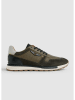PME Legend Skórzane sneakersy w kolorze oliwkowym