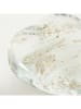 Boltze 2er-Set: Briefbeschwerer "Marmo" Transparent/ Gold - (H)3 cm