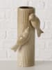 Boltze Wazon "Bark" w kolorze beżowym - wys. 20,5 cm