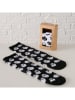 Boltze 2er-Set: Socken "Necra" in Weiß/ Schwarz