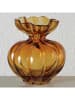 Boltze Vase "Blossa" in Hellbraun - (H)17 x Ø 16 cm