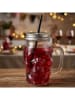 Boltze Partybecher "Skulio" in Transparent/ Schwarz - 450 ml