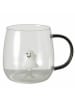 Boltze 2er-Set: Tassen "Peano" in Weiß/ Grau - 400 ml