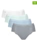 Sloggi 4er-Set: Slips ''Chic'' in Hellblau/ Grau/ Weiß