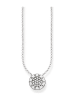 Thomas Sabo Srebrny naszyjnik z elementem ozdobnym - dł. 45 cm
