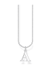 Thomas Sabo Srebrny naszyjnik z zawieszką - dł. 45 cm