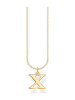 Thomas Sabo Vergold. Halskette mit Anhänger - (L)45 cm