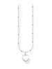 Thomas Sabo Silber-Halskette mit Anhänger - (L)45 cm