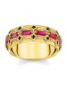Thomas Sabo Vergold. Ring mit Kirstallen