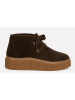 Marc O'Polo Shoes Leder-Schnürschuhe "Bianca" in Dunkelbraun