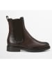 Marc O'Polo Shoes Skórzane sztyblety "Paula" w kolorze ciemnobrązowym